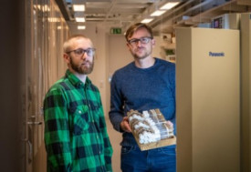 Martin Iinatti Brengdahl and Urban Friberg at Linköping University